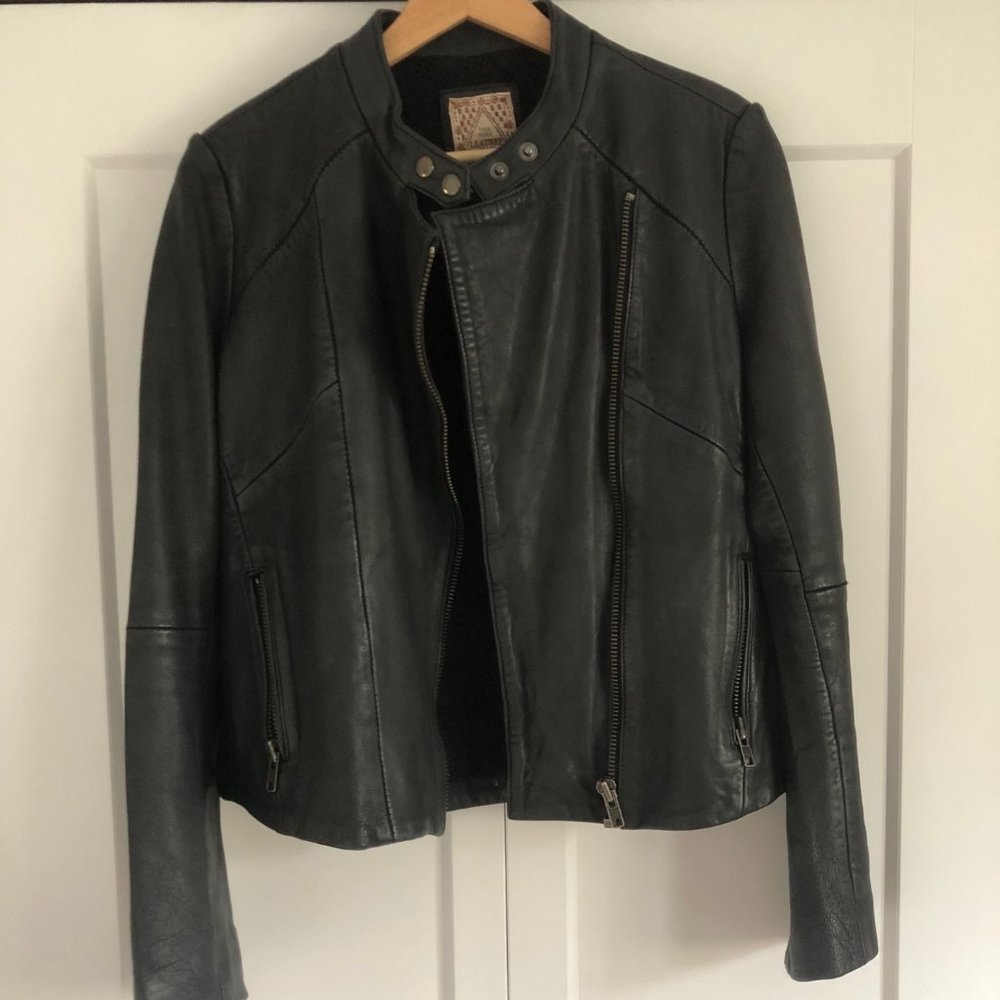 Free People Leather Jacket
